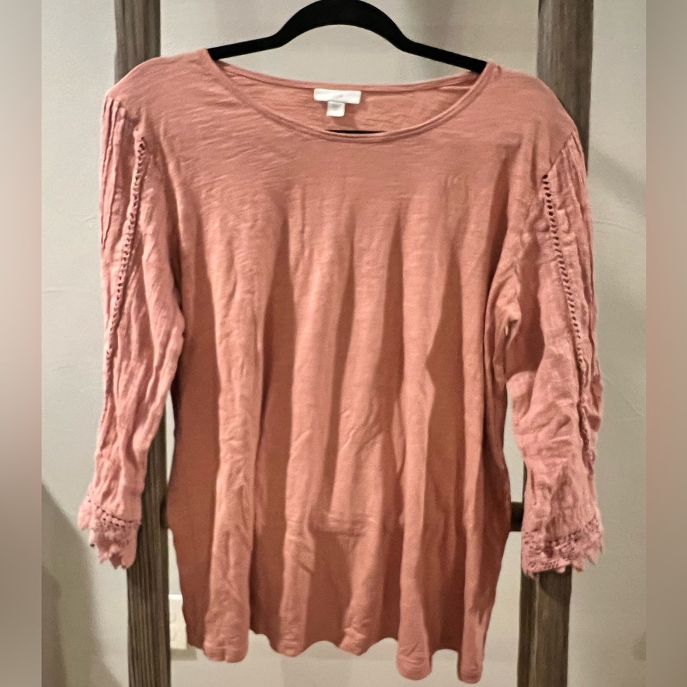 J.Jill 3/4 Sleeve Tee